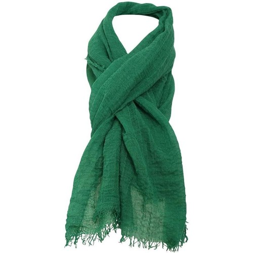Chapeau-Tendance Cheche froissé uni écharpe foulard Homme Femme Vert -  Accessoires textile echarpe Femme 9,99 €