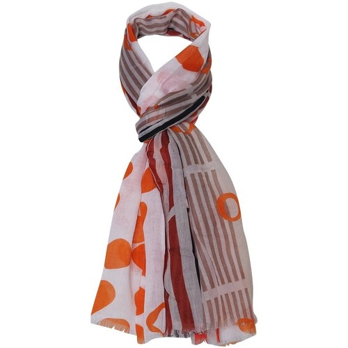 Accessoires textile Femme Echarpes / Etoles / Foulards Chapeau-Tendance Foulard MALMO Orange