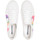 Chaussures Femme Baskets basses Superga 2790-COTW PRINTED LOGOGLITTER Blanc