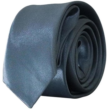 Vêtements Homme Cravates et accessoires Chapeau-Tendance Cravate unie slim Gris