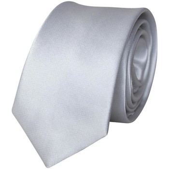 Vêtements Homme Cravates et accessoires Chapeau-Tendance Cravate unie GINGER Blanc