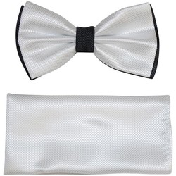 Vêtements Homme Cravates et accessoires Chapeau-Tendance Noeud papillon bi-ton MAGDI Blanc