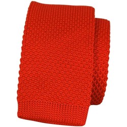 Vêtements Homme Cravates et accessoires Chapeau-Tendance Cravate tricot uni Rouge