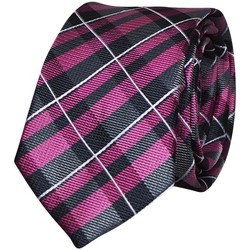 Vêtements Homme Cravates et accessoires Chapeau-Tendance Cravate écossaise Rose