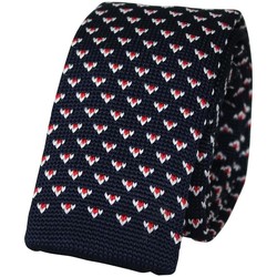 Vêtements Homme Cravates et accessoires Chapeau-Tendance Cravate tricot NINES Bleu marine
