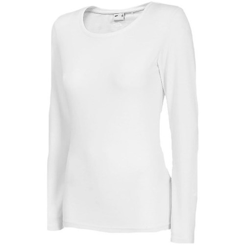 Vêtements Femme T-shirts manches courtes 4F TSDL001 Blanc