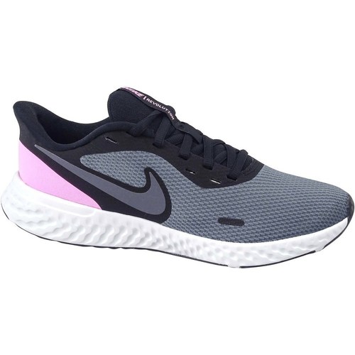 Chaussures Femme Running / trail Nike Revolution 5 Graphite, Gris, Rose