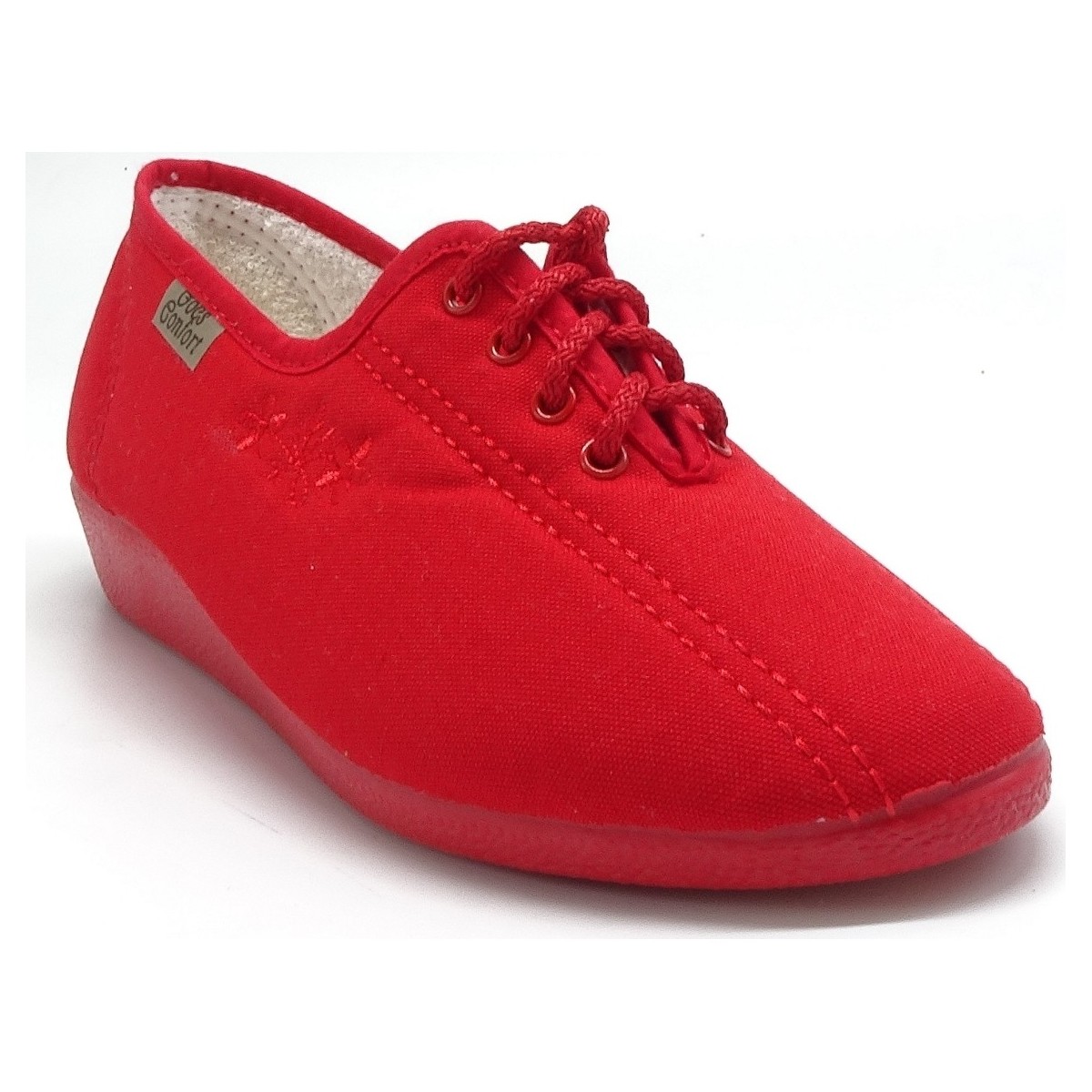 Chaussures Femme Chaussons pour les étudiants 2336 Rouge