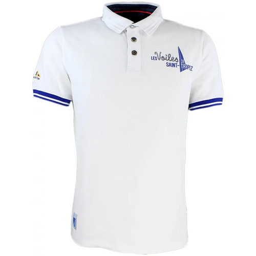 Vêtements Garçon T-shirts & Polos Les voiles de St Tropez 601I680 Blanc
