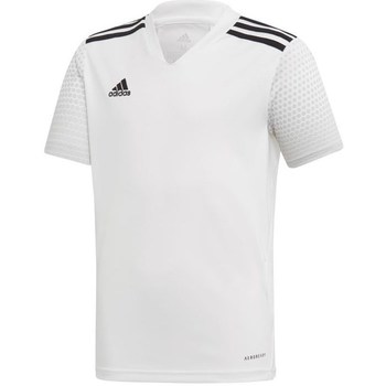 Vêtements Garçon T-shirts manches courtes adidas Originals JR Regista 20 Blanc, Noir