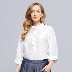 Vêtements Femme Chemises / Chemisiers Smart & Joy EPICÉA Blanc