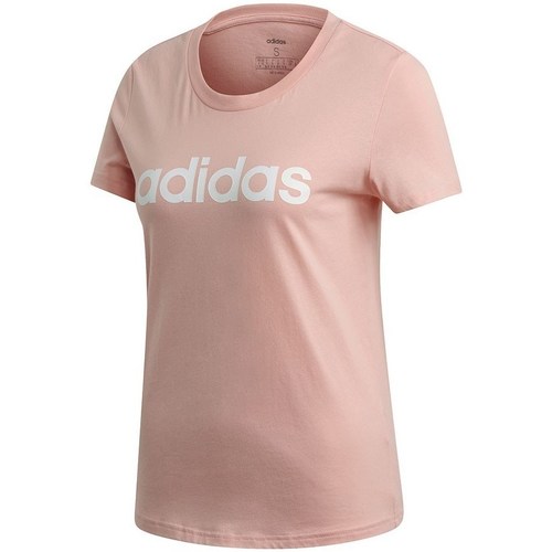 Vêtements Femme T-shirts manches courtes adidas Originals W E Lin Slim T Rose