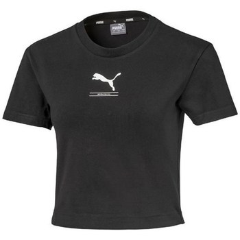 Vêtements Femme womens clothing tops evening tops Puma Nutility Fitted Tee Noir