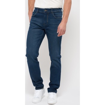 Vêtements Homme Pantalons 5 poches Main Road 650 Pantalon 5 poches denim, coupe slim, ton fonc Bleu
