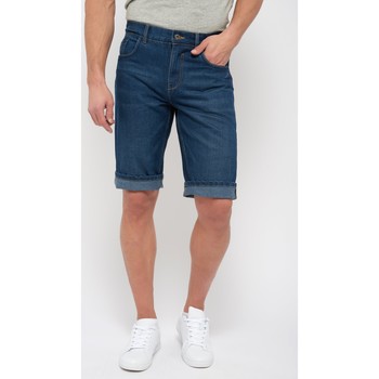 Vêtements Homme Shorts / Bermudas Main Road 650 Short denim, coupe droite, ton fonc Bleu