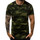 Vêtements Homme T-shirts & Polos Monsieurmode T-shirt camouflage homme T-shirt M807 vert Vert