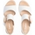 Chaussures Femme Sandales et Nu-pieds Gabor Sandales en cuir lisse à talon compensé Blanc
