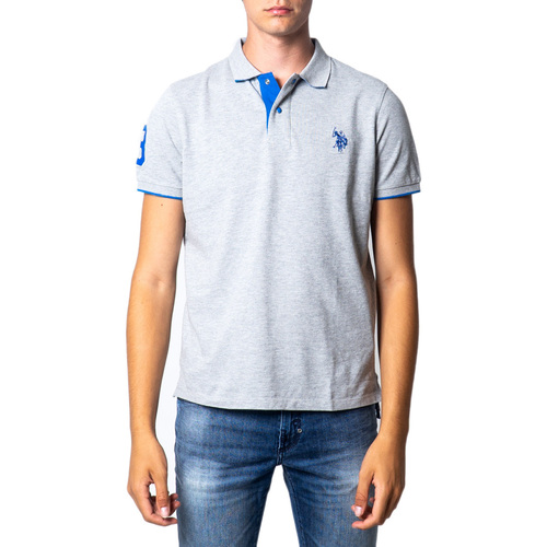 Vêtements Homme office-accessories men polo-shirts accessories Shirts U.S Polo Assn. 41029 Gris