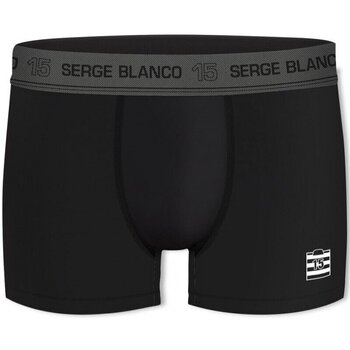 Sous-vêtements Homme Boxers Serge Blanco Boxer Homme Coton HYPE Noir Noir Noir