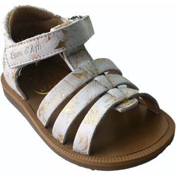 Chaussures Fille Sandales et Nu-pieds Pom d'Api poppy strap or