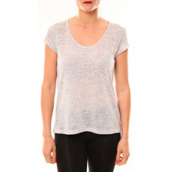 Vêtements Femme T-shirts manches courtes Meisïe T-Shirt 50-606SP15 Gris clair Gris