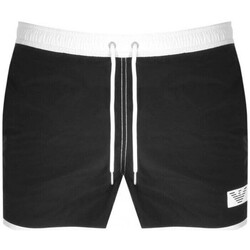 Vêtements Homme Maillots / Shorts de bain Emporio Armani Printed button-tab shorts Short EA7 Emporio Noir