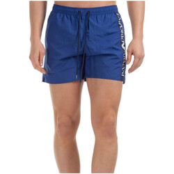 Vêtements Homme Shorts / Bermudas Ea7 Emporio Armani suede Short Bleu