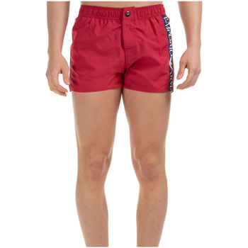 Vêtements Homme Maillots / Shorts de bain emporio armani logo print neck cardholder item Short de bain Rouge