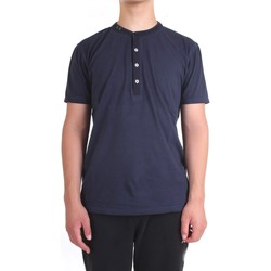 Vêtements Homme T-shirts manches courtes Diktat DK77162 T-Shirt/Polo homme Bleu Bleu