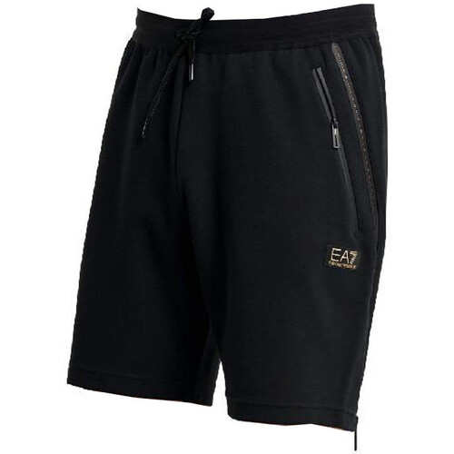 Vêtements Homme Shorts / Bermudas Emporio Armani Kids pinstriped cotton shirtni Short Noir