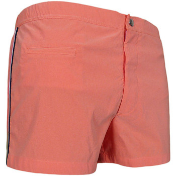 Les Loulous De La Plage Octave 258 Stretch orange corail - Maillot Short de bain homme Orange
