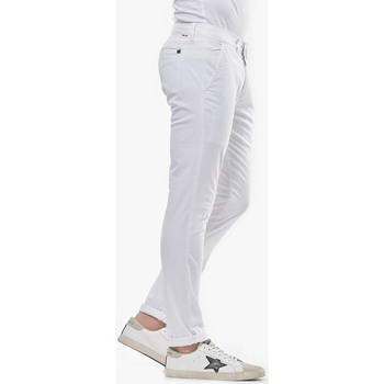 Le Temps des Cerises Pantalon chino slim jas blanc Blanc