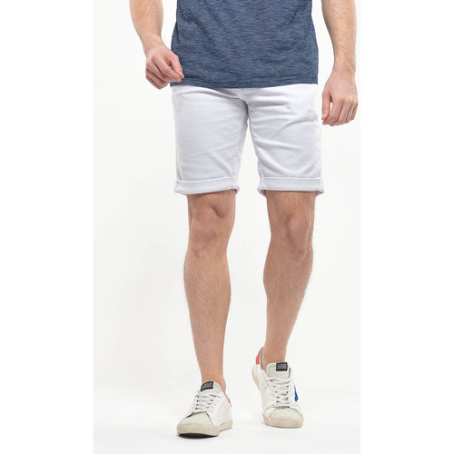 Vêtements Homme Shorts / Bermudas Le Temps des Cerises Bermuda jogg blanc Blanc