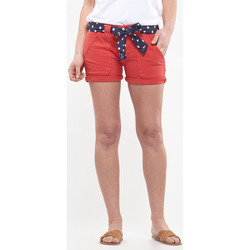 Vêtements Femme der Shorts / Bermudas Le Temps des Cerises Short en jeans olsen rouge Rouge