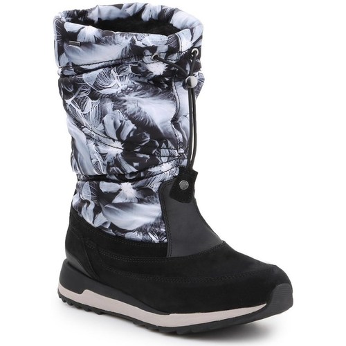 Chaussures Femme Bottes de neige Geox D Aneko B Gris, Noir