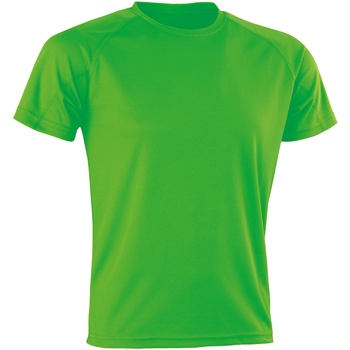 Vêtements T-shirts manches courtes Spiro Aircool Vert