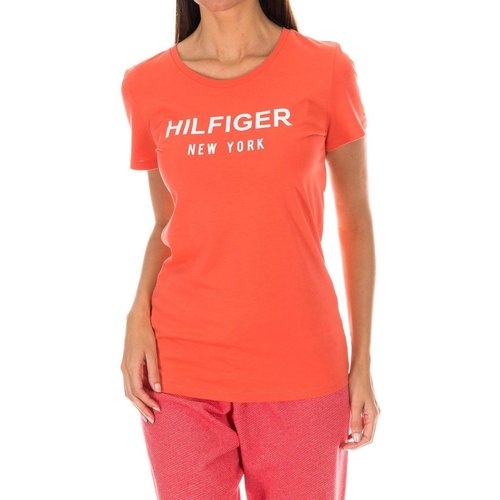Vêtements Femme T-shirts manches longues Tommy Hilfiger 1487906329-314 Rouge