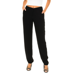 Vêtements Femme Pantalons fluides / Sarouels Armani jeans Pantalon long Noir