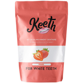 Keeth Kit de blanchiment dentaire complet saveur fraise Rouge