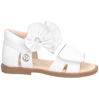 Chaussures Fille Ce mois ci Florens J006550B Sandales Enfant BLANC Blanc