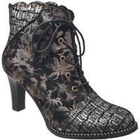 Chaussures Femme Bottines Laura Vita Alcbaneo 2271 Noir/Argent cuir