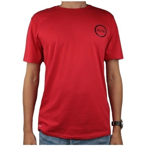 Vêtements Homme T-shirts manches courtes Nike Dry Elite Bball Tee Rouge
