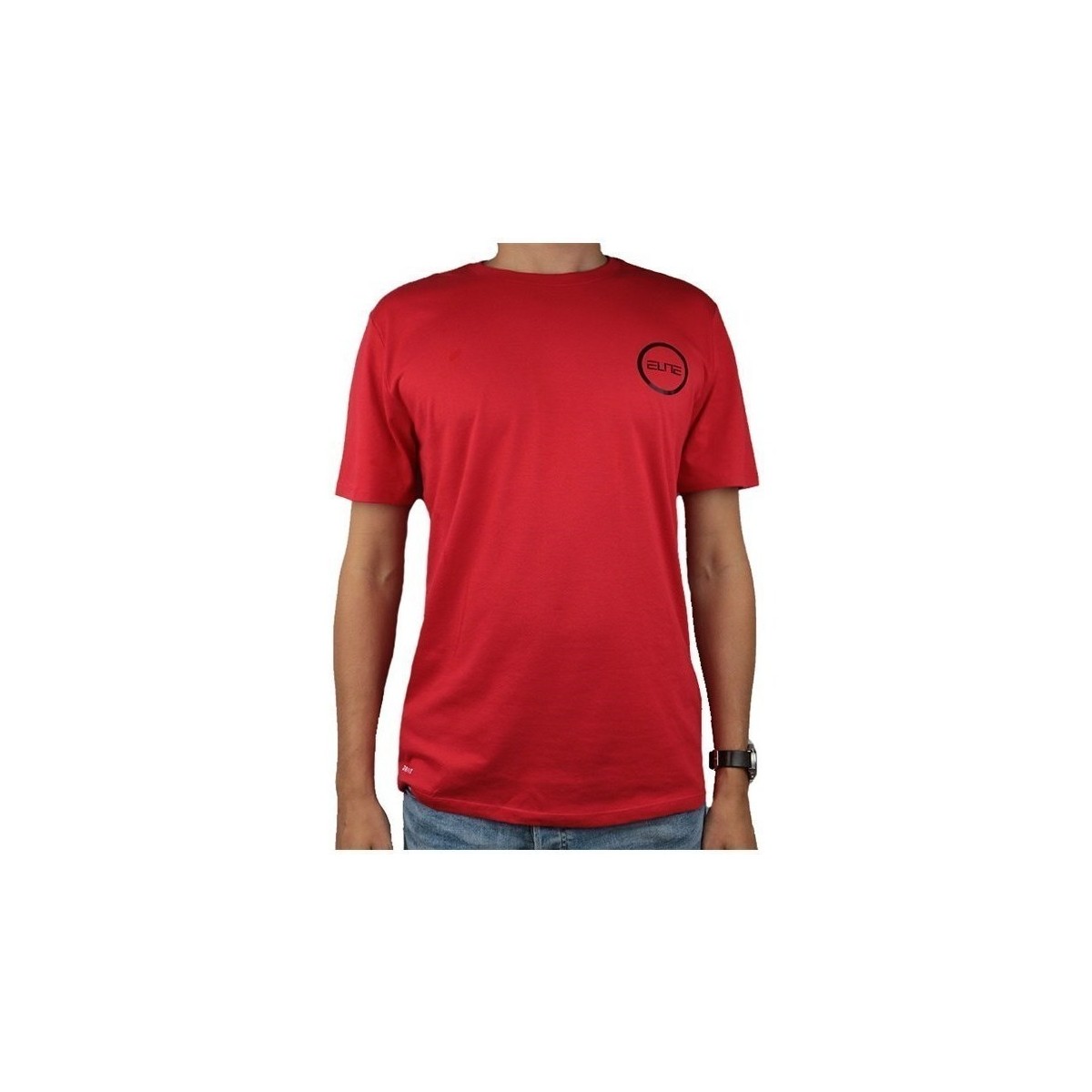 Vêtements Homme T-shirts manches courtes Nike Dry Elite Bball Tee Rouge