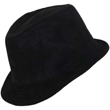 chapeau chapeau-tendance  chapeau trilby aspect daim t59 