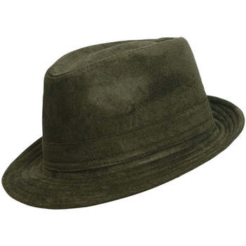 chapeau chapeau-tendance  chapeau trilby aspect daim t55 