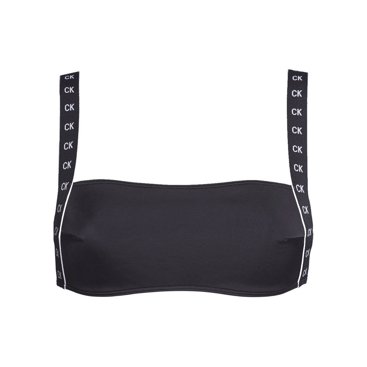 Vêtements Femme Maillots / Shorts de bain Calvin Klein Jeans Haut de maillot de bain bandeau Noir
