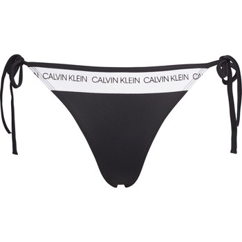 Vêtements Femme Maillots / Shorts de bain Calvin Klein Jeans Bas de bikini à nouer  ref_49434 Noir Noir