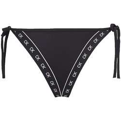 Vêtements Femme Maillots de bain séparables Calvin Klein Jeans Bas de bikini à nouer  ref_49122 Noir