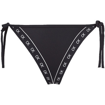 Vêtements Femme Maillots / Shorts de bain Calvin Klein Jeans Bas de bikini à nouer  ref_49122 Noir