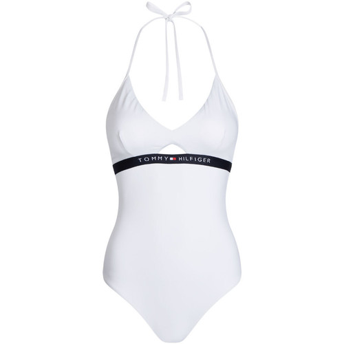 Vêtements Femme Maillots / Shorts de bain Tommy Hilfiger Maillot de bain dos nu  ref_49291 Blanc Blanc